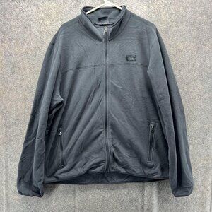 REI Co-op Jacket Mens 2XL Gray Fleece Full Zip Outdoor Hiking Casual Warm